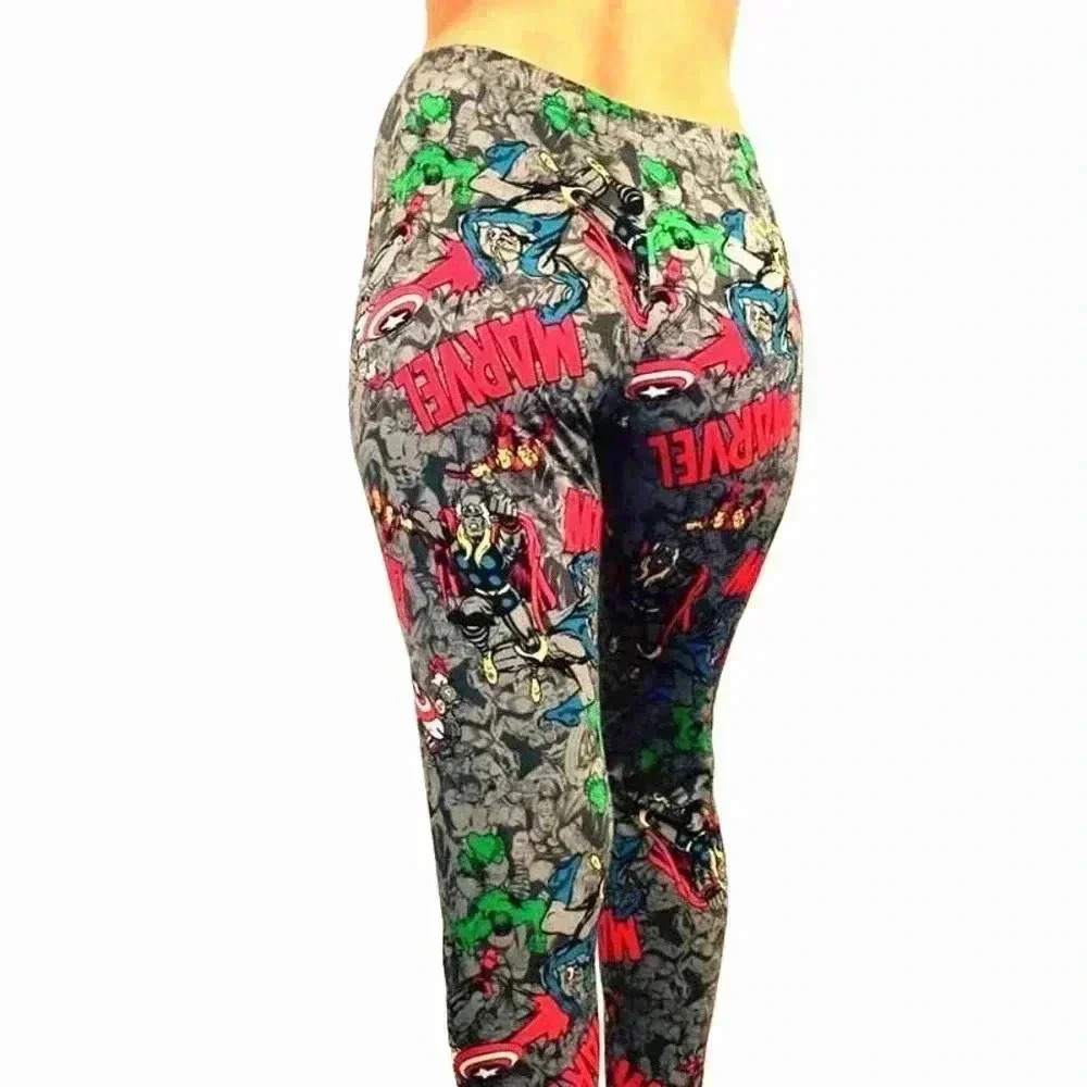 NEW Disney Avengers Marvel leggings size L